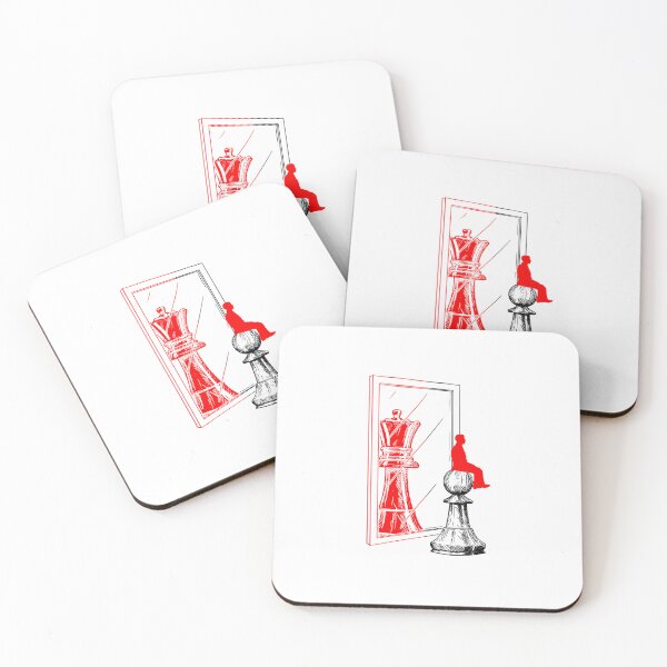 Item preview, Chess Pawn Mirror King Reflection Motivational Art designed and sold by rich-moda.