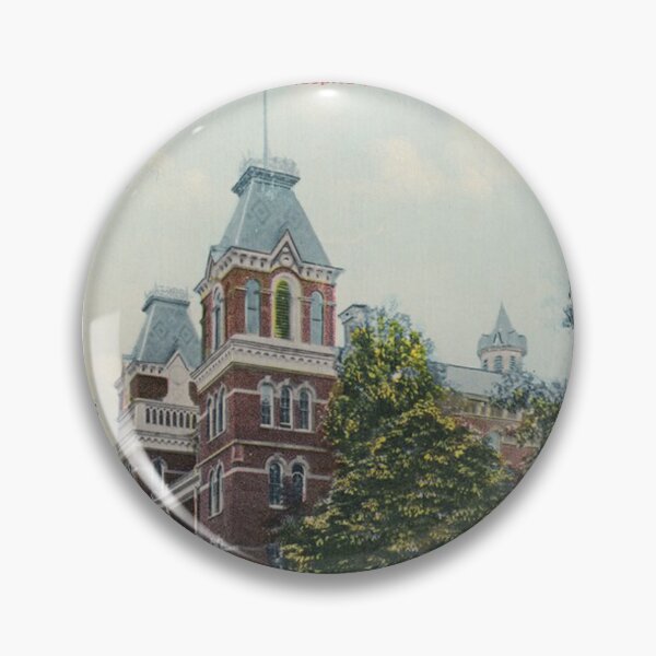 Item preview, Athens Lunatic Asylum Original Vintage Postcard – Administration Building Side View designed and sold by GhostlyWorld.
