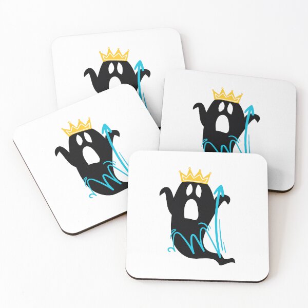 Item preview, Cute Ghost King with Gold Crown Streetwear Art designed and sold by rich-moda.