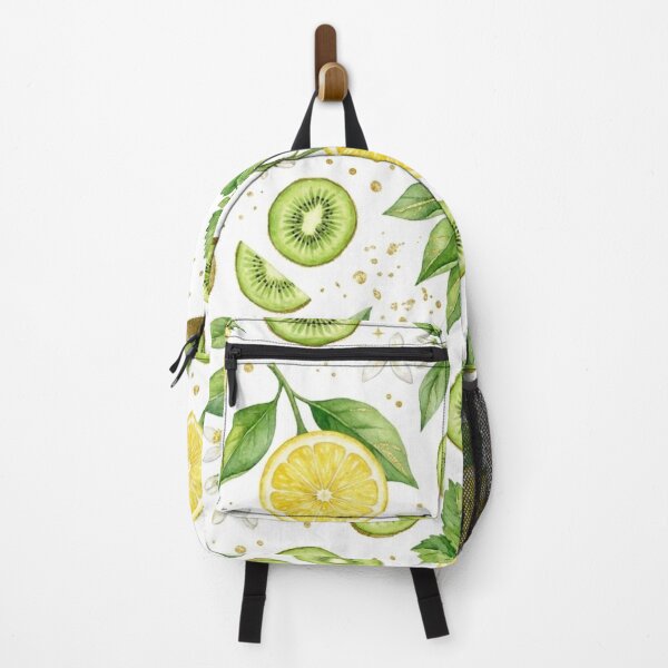 Item preview, Lemon & Kiwi Watercolor Seamless Pattern – Fresh Citrus and Tropical Fruit Botanical Design designed and sold by The Sticker Treasury.