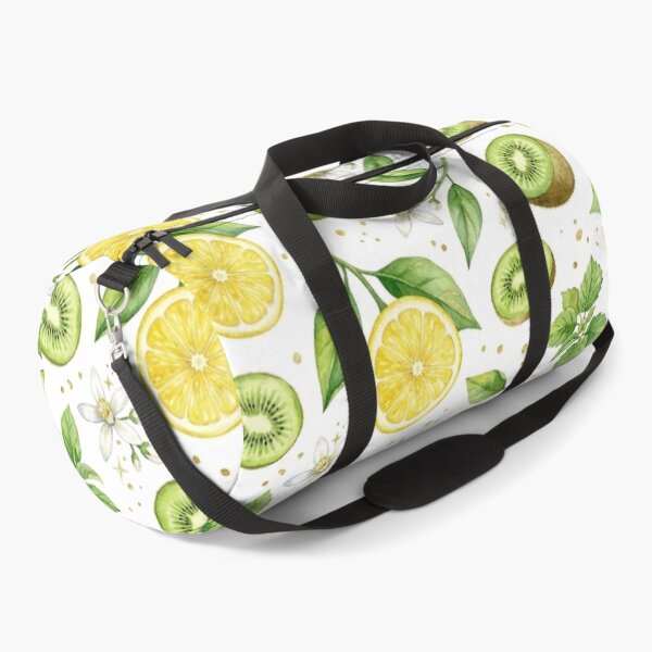 Item preview, Lemon & Kiwi Watercolor Seamless Pattern – Fresh Citrus and Tropical Fruit Botanical Design designed and sold by The Sticker Treasury.