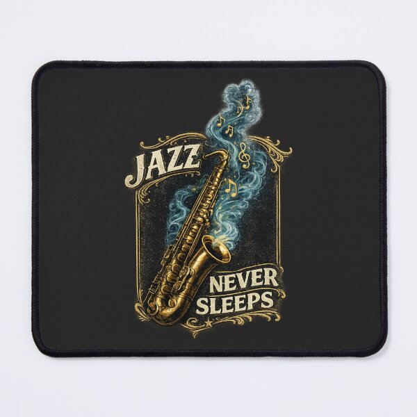 Item preview, Jazz Never Sleeps Vintage Saxophone designed and sold by piketo.
