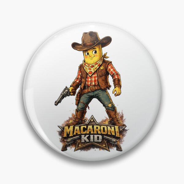 Item preview, Macaroni Kid: Retro Spaghetti Western Cowboy Pasta designed and sold by Japan Cyberpunk Universe & Surreal Characters.