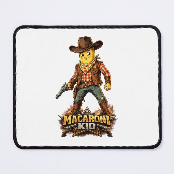 Item preview, Macaroni Kid: Retro Spaghetti Western Cowboy Pasta designed and sold by Japan Cyberpunk Universe & Surreal Characters.