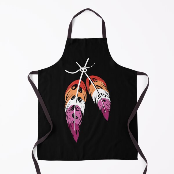 Item preview, Two-Spirit Indigenous LGBTQIA+ Lesbian pride flag with feathers designed and sold by Jdawnink.