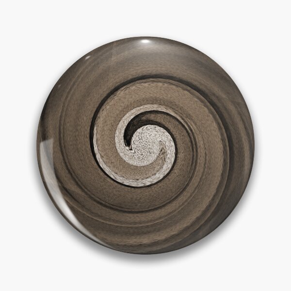 Item preview, Retro Spiral Swirl Pattern in Dark Brown designed and sold by Artistestella.