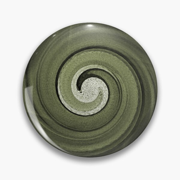 Item preview, Retro Spiral Swirl Pattern in Dark Green designed and sold by Artistestella.