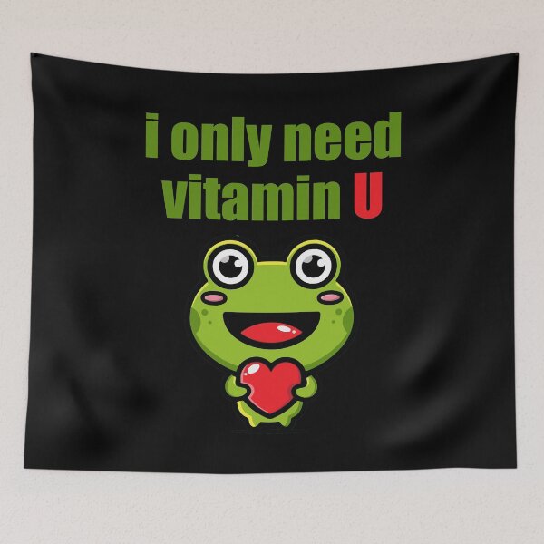 Item preview, Frog I only need vitamin u  designed and sold by ElRyanStore.