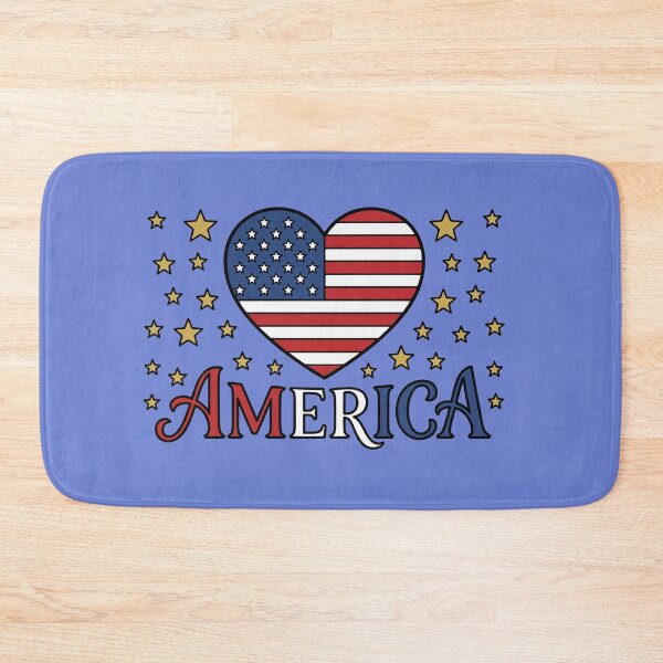 Item preview, America Flag Heart - opt 2 designed and sold by jlStopMedia.