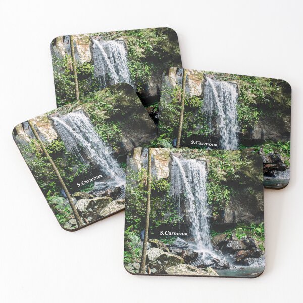 Item preview, Tamborine Mountain Rainforest Waterfall - Queensland designed and sold by AuraInkSC.