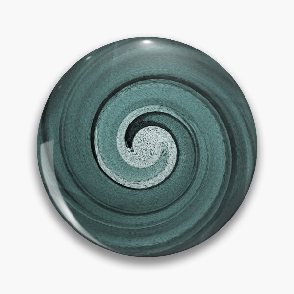 Item preview, Retro Spiral Swirl Pattern in Dark Teal designed and sold by Artistestella.