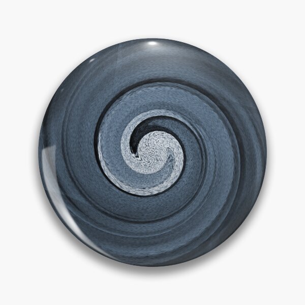 Item preview, Retro Spiral Swirl Pattern in Dark Blue designed and sold by Artistestella.