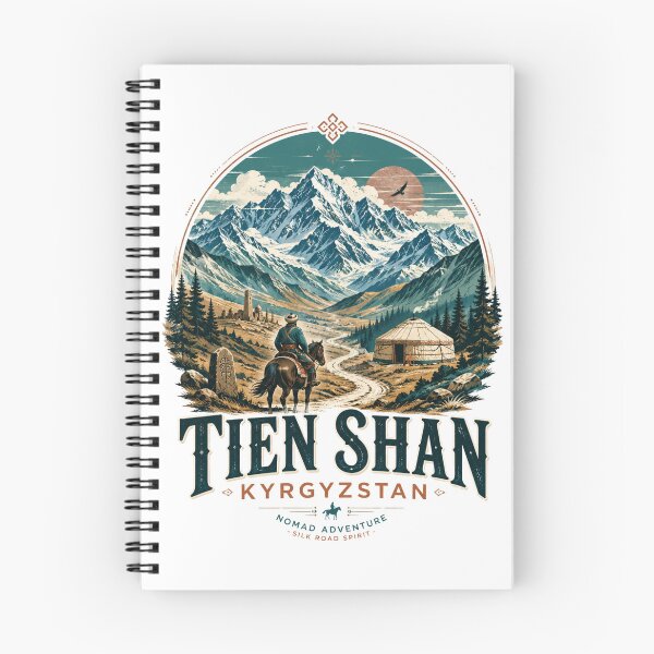 Item preview, Tien Shan Kyrgyzstan Nomad Adventure Vintage Mountain Travel Shirt designed and sold by Eclipse 3699.