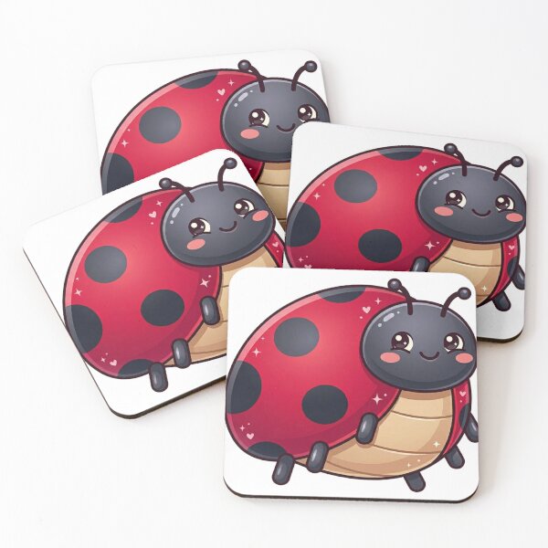 Item preview, Sweet Kawaii Ladybug Friend designed and sold by Stickivo.
