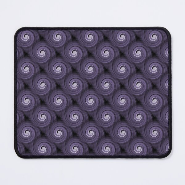 Item preview, Retro Spiral Swirl Pattern in Dark Purple designed and sold by Artistestella.