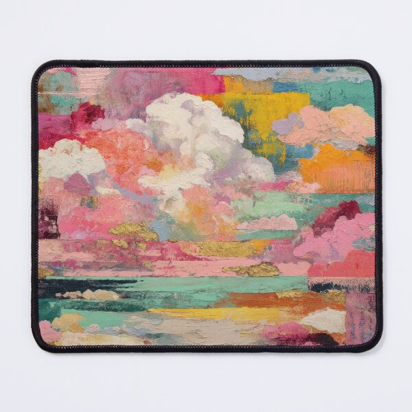 Item preview, Shabby Chic Pink-Blush And Blue Abstract Clouds   designed and sold by DEC02.