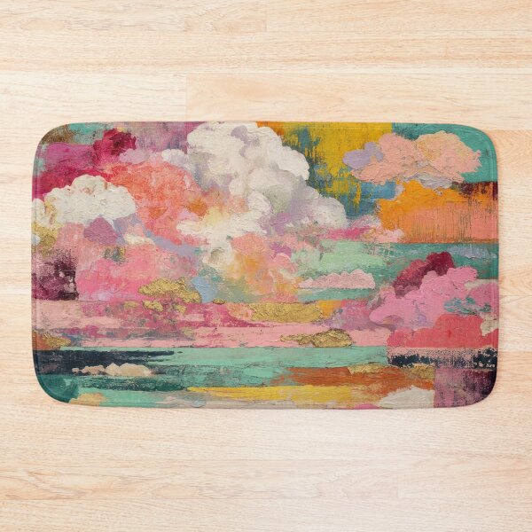 Item preview, Shabby Chic Pink-Blush And Blue Abstract Clouds   designed and sold by DEC02.
