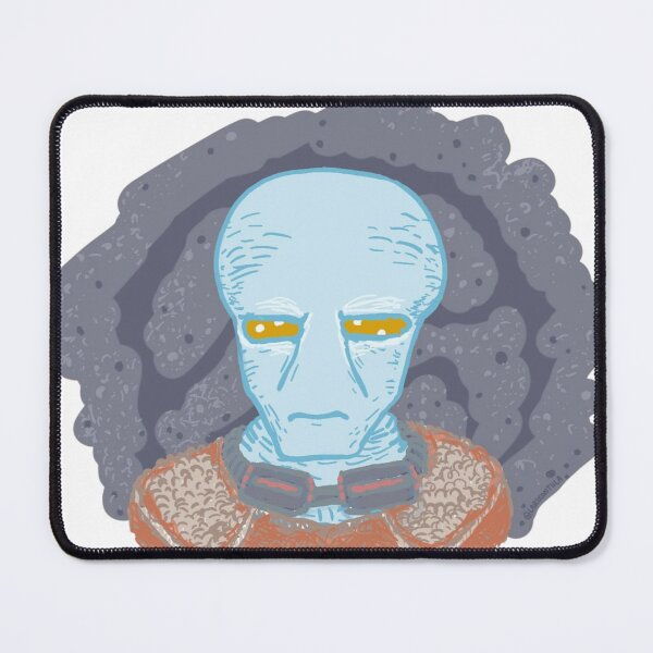 Item preview, Blue Alien Portrait designed and sold by Nadacouffer.