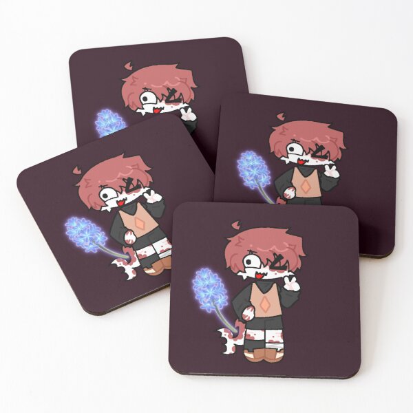 Item preview, Cute Chibi Anime Boy with Glowing Neon Blue Flower Tail designed and sold by Dream Weave Studio.