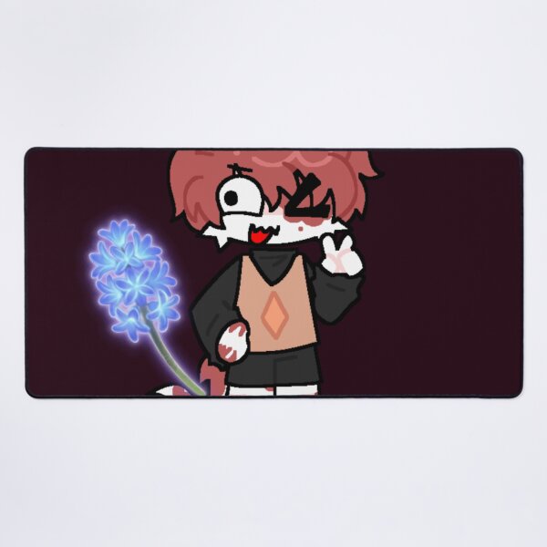 Item preview, Cute Chibi Anime Boy with Glowing Neon Blue Flower Tail designed and sold by Dream Weave Studio.
