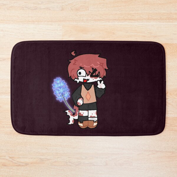 Item preview, Cute Chibi Anime Boy with Glowing Neon Blue Flower Tail designed and sold by Dream Weave Studio.