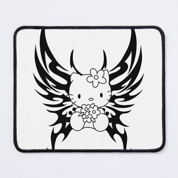 Item preview, Hello Cyber Dark butterfly kitten. Hello Cybergoth kitten. designed and sold by Tribalgothss.