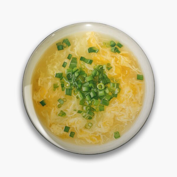 Item preview, Egg Drop Soup With Scallions designed and sold by Violet Peonies.