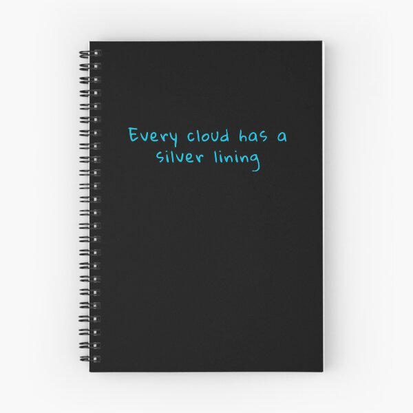 Item preview, Every Cloud Has A Silver Lining Minimalist Typography designed and sold by rich-moda.