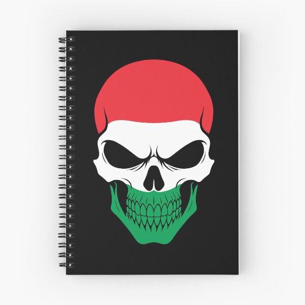 Item preview, Hungary Skull Flag designed and sold by JeffBartels.