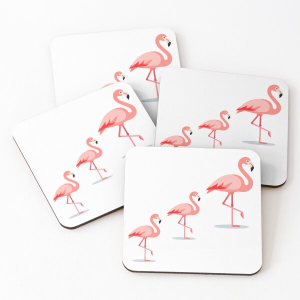 Item preview, Cute Minimalist Pink Flamingos Family Art designed and sold by rich-moda.