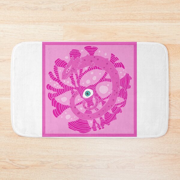 Item preview, Pink Spiral Lizard Eye Mandala designed and sold by Nadacouffer.