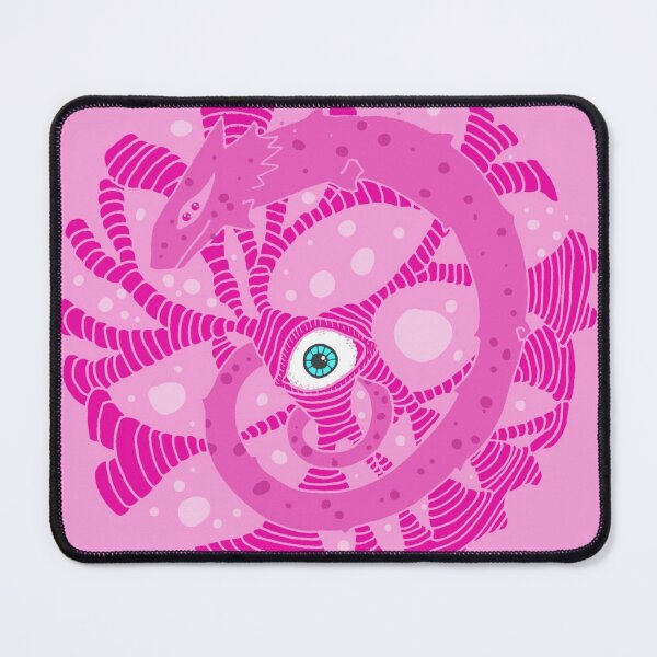 Item preview, Pink Spiral Lizard Eye Mandala designed and sold by Nadacouffer.