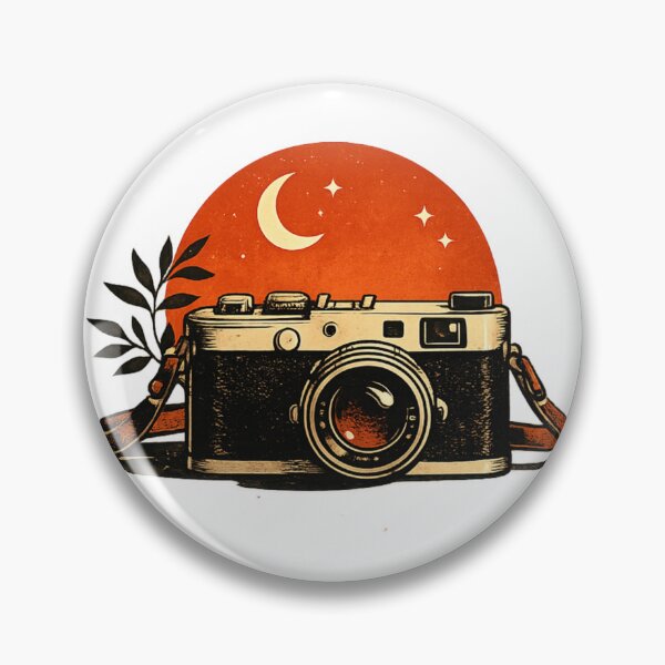 Item preview, Golden Hour Memories – Vintage Film Camera Illustration designed and sold by PartoPala.
