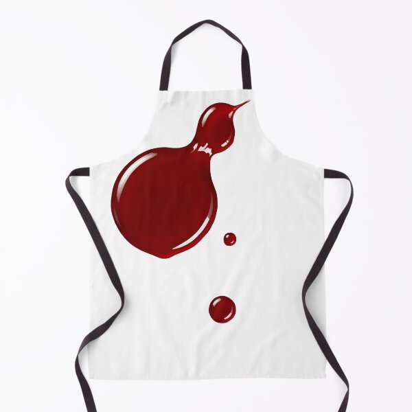 Item preview, Three Blood Drops – Large Running Drip with Two Small Droplets designed and sold by EmeraldeaArt.