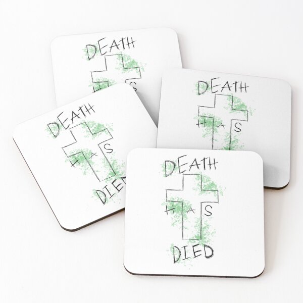 Item preview, Death Has Died - Green designed and sold by Chamindas Crazy Crafts.