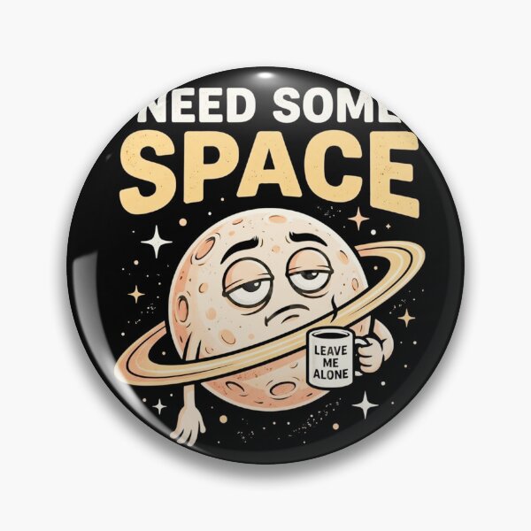 Item preview, Need Some Space - Funny Introvert Planet Coffee Retro designed and sold by rajmatrix007.