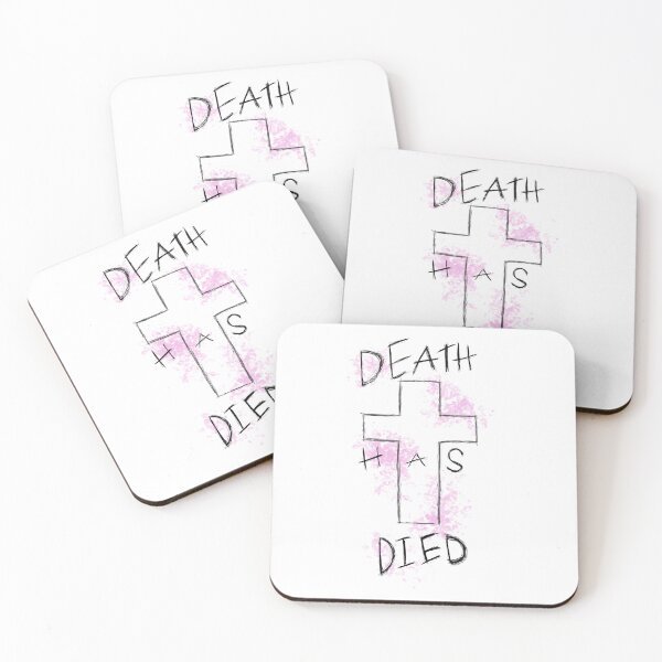 Item preview, Death Has Died - Pink designed and sold by Chamindas Crazy Crafts.