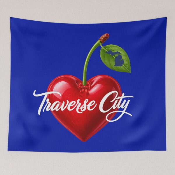 Item preview, Traverse City Michigan  designed and sold by FreshWaterWares.