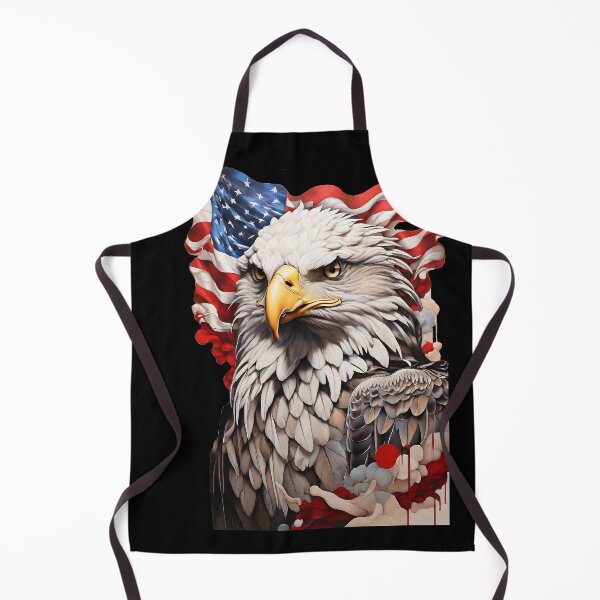 Item preview, Patriotic Bald Eagle American Flag Art designed and sold by UrbanPrts.