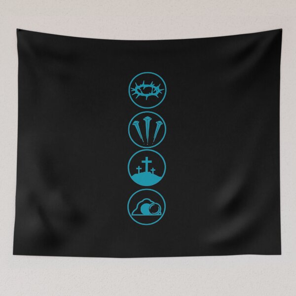 Item preview, Salvation Comes from Jesus - Sky Blue Design designed and sold by MoriaStore.