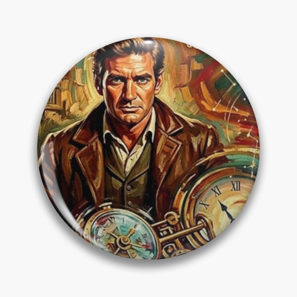Item preview, The Time Machine Journey Through Eternity Classic Sci-Fi Movie Art Poster designed and sold by Art's Diner.