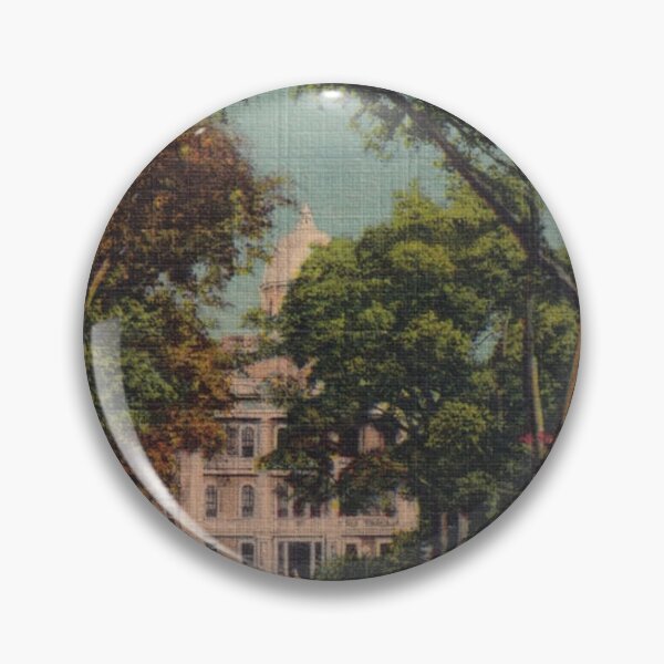 Item preview, Bryce Hospital Original Vintage Postcard – Path with Trees designed and sold by GhostlyWorld.