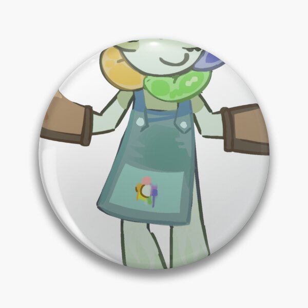 Item preview, Rainbow Flower Head Cute Cartoon Worker Mascot designed and sold by SketchyCrew.