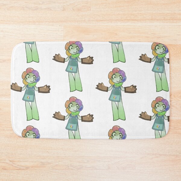 Item preview, Rainbow Flower Head Cute Cartoon Worker Mascot designed and sold by SketchyCrew.