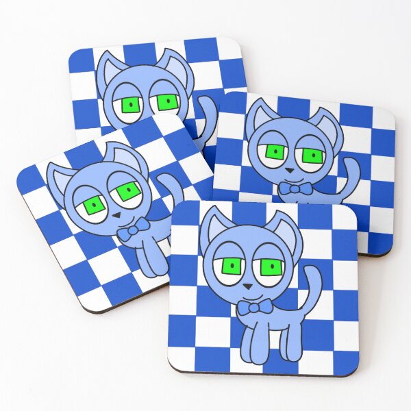 Item preview, Dapper Blue Cat Mascot designed and sold by Cyberpunkeis.
