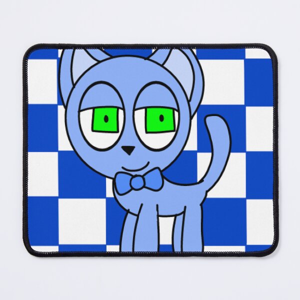 Item preview, Dapper Blue Cat Mascot designed and sold by Cyberpunkeis.