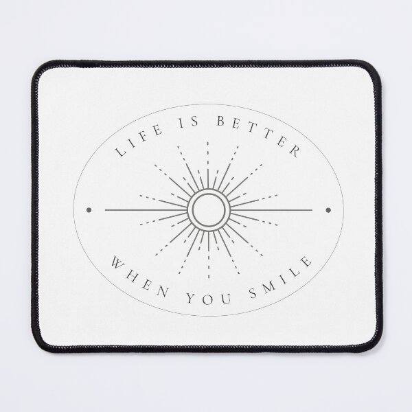 Item preview, Life Is Better When You Smile — Minimalist Nature Print designed and sold by CairnStudio.