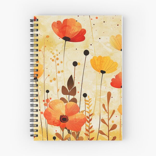 Item preview, Bojo Poppy Flowers In Warm Yellow and Orange designed and sold by DEC02.
