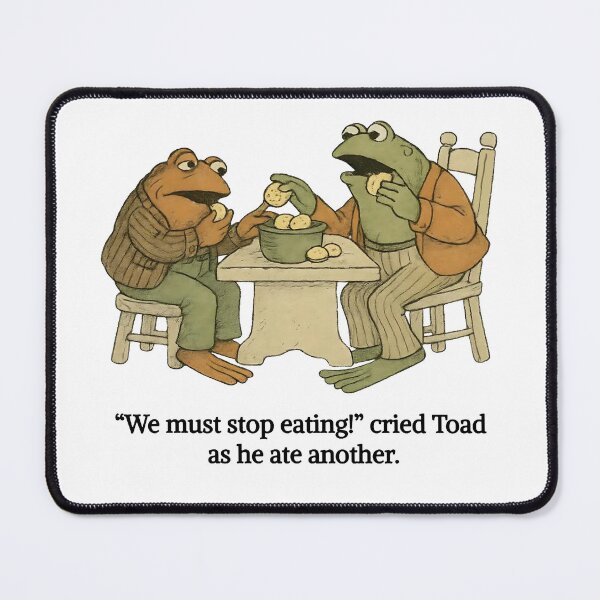 Item preview, We Must Stop Eating Cried Toad As He Ate Another Vintage Shirt, Funny Retro Frog designed and sold by VegaPPAr.