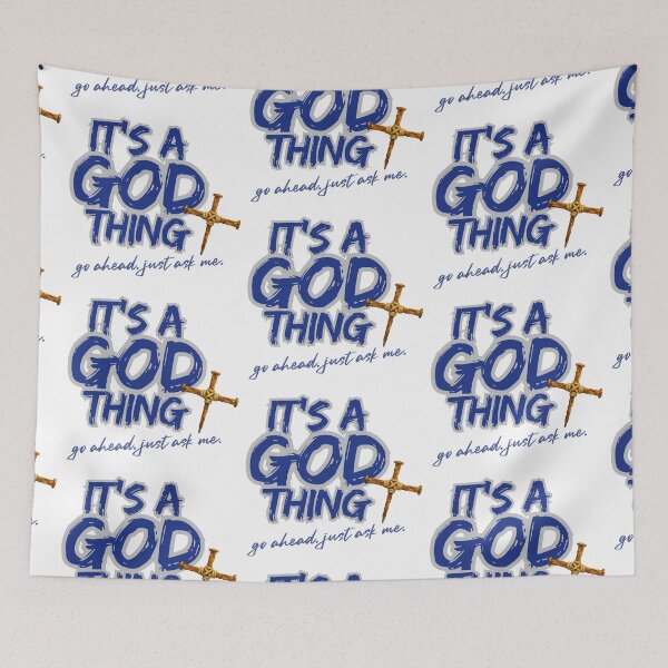 Item preview, It's a GOD thing - blueberry designed and sold by Cane & Abel Creations ..